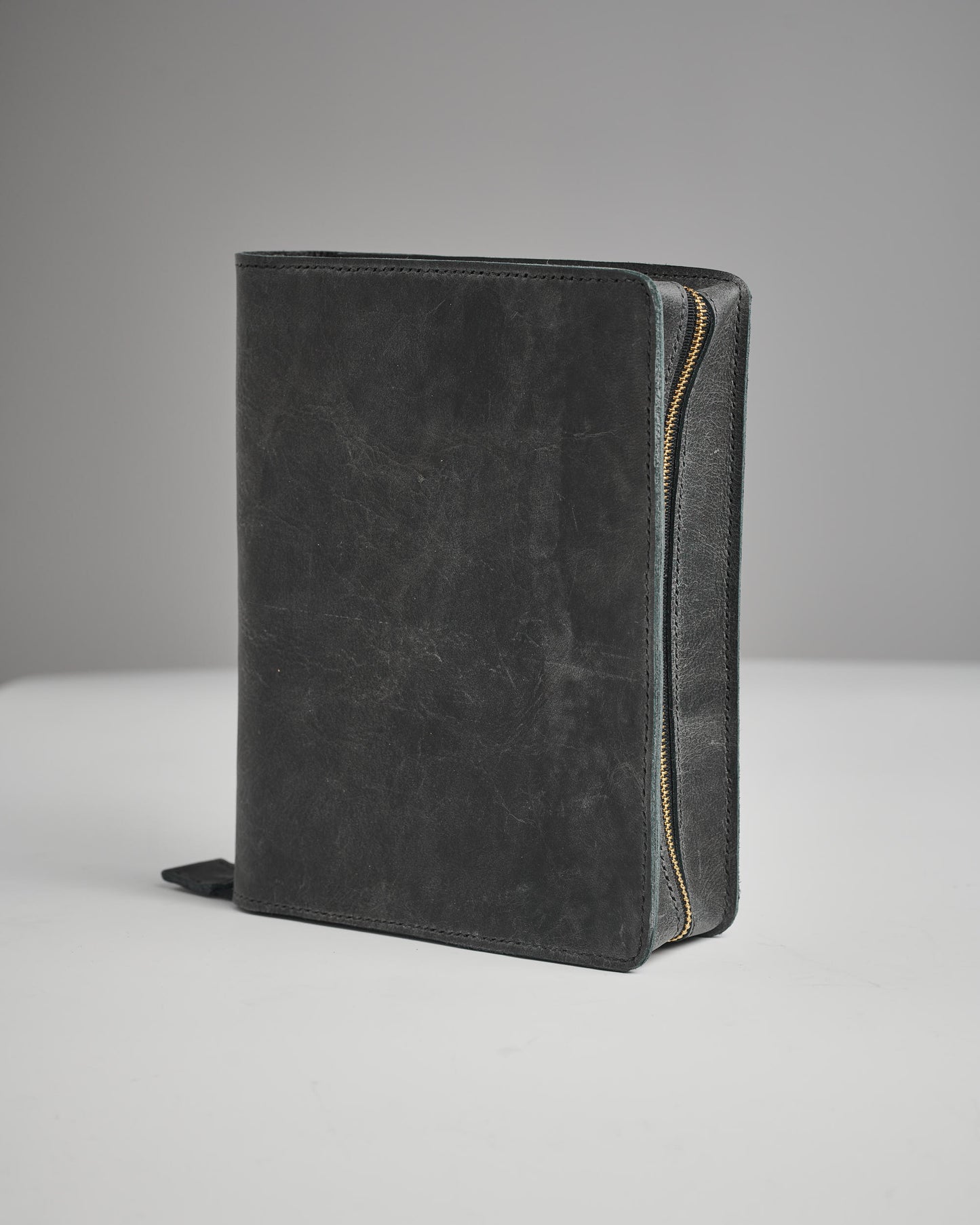 Distressed leather bible case